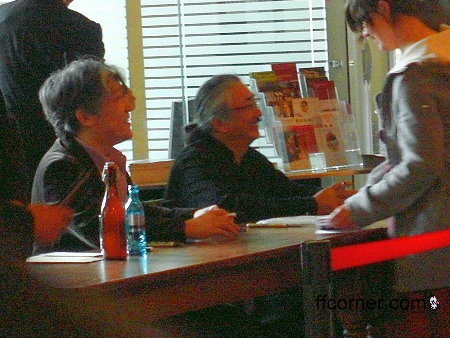 immer freundlich: Nobuo Uematsu und Masashi Hamauzu