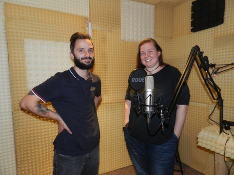 Im NewComerRadio von Radio RSG mit Moderator Yannik